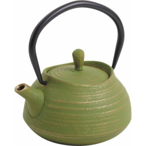 Théière fonte émaillée - vert - 0,4l