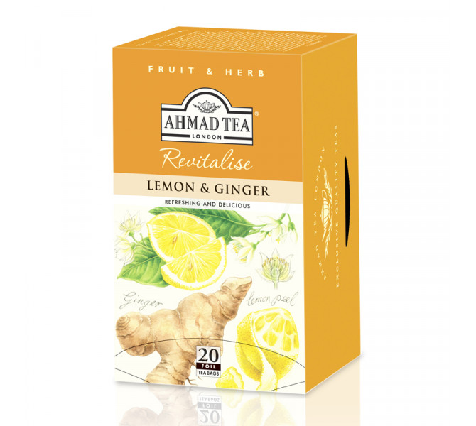 Infusions Citron / Gingembre - boite de 20 sachets - cartons de 6