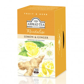 Infusions Citron / Gingembre - boite de 20 sachets - cartons de 6