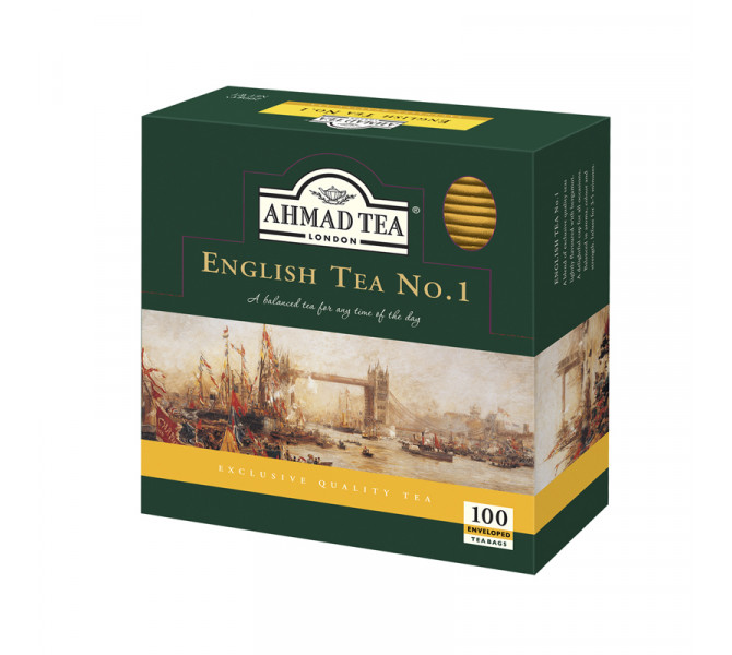 Thé noir English Tea N°1 - boite de 100 sachets - cartons de 12