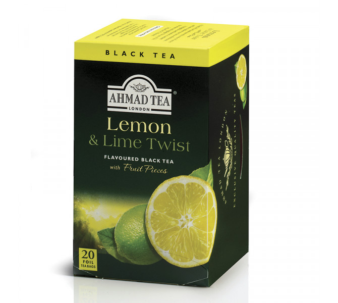 Thé noir Citron Citron Vert - boite de 20 sachets - cartons de 6