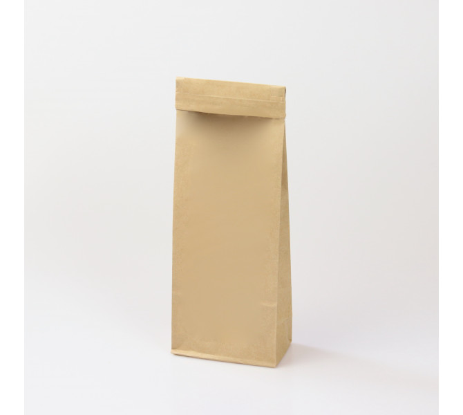 Sachet kraft avec barrette intégrée - 250g x500