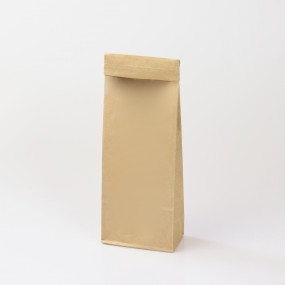 Sachet kraft avec barrette intégrée - 250g x500