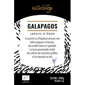 Etiquette silo à café - Galapagos Bio