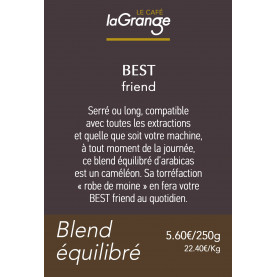 Etiquette silo à café - Best friend