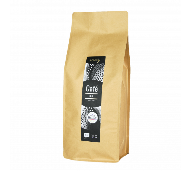 Café grain - D.K. mais vrai Bio- MOF - 5 sachets de 800g