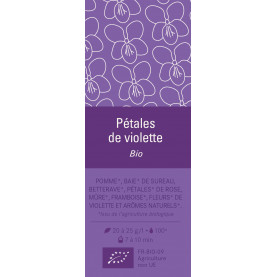 Aimant - Pétales de Violettes BIO