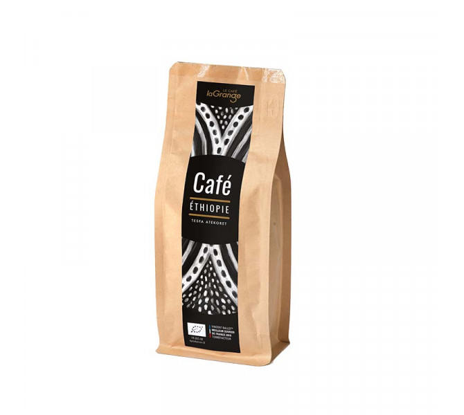 Café moulu - Ethiopie Bio - Tesfa atekoret - MOF - 5 sachets de 200g