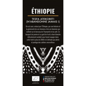 Café grain - Ethiopie Bio - Tesfa atekoret - MOF - 3 kg