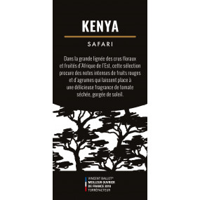 Etiquette silo à café - Kenya