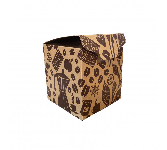 Boite cube fond automatique - échantillon