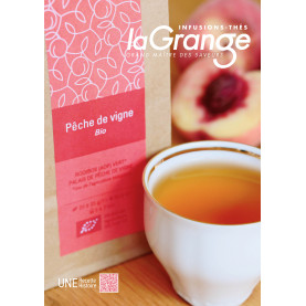 Chevalet A4 - Pêche de vigne bio