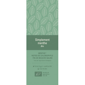 Aimant/sticker - Simplement menthe BIO