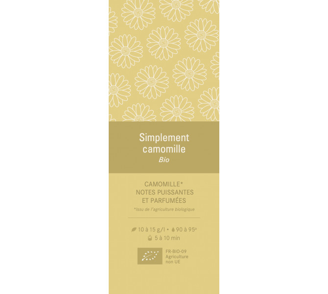 Aimant/sticker - Simplement camomille BIO