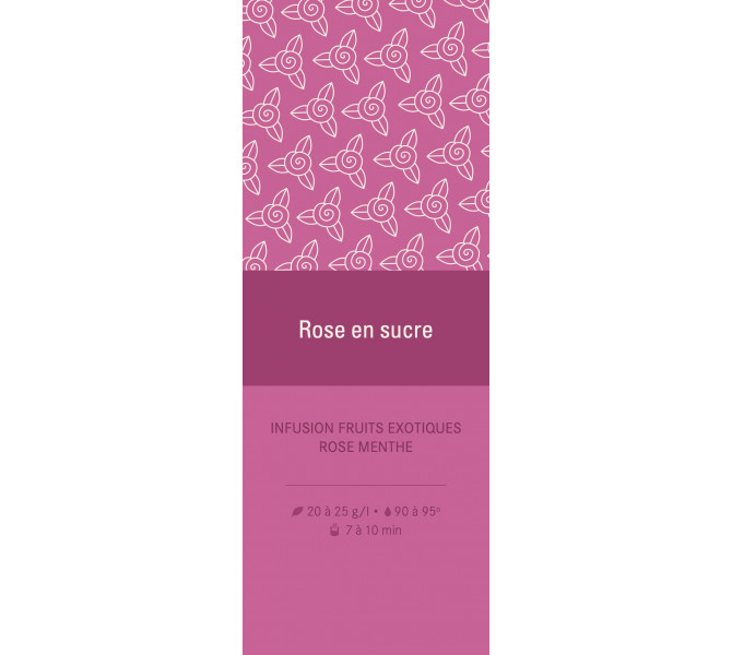 Aimant - Rose en sucre