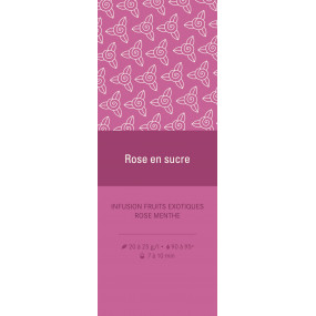 Aimant - Rose en sucre