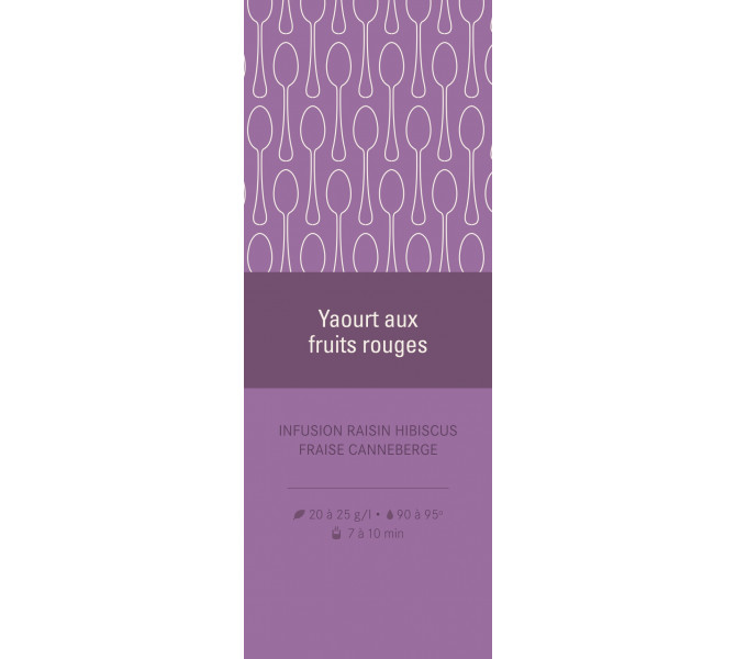 Aimant - Yaourt aux fruits rouges