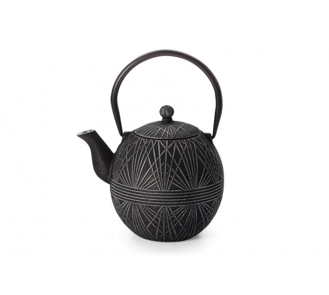 Théière fonte émaillée "Datong" - noire - 0.85l