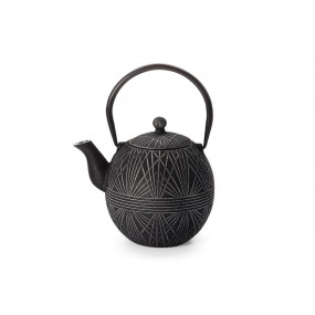 Théière fonte émaillée "Datong" - noire - 0.85l