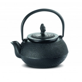 Théière fonte émaillée "Nangang" - noire - 0.60l