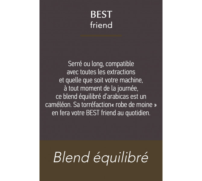 Etiquette silo à café - Best friend