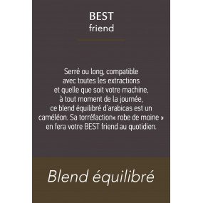 Etiquette silo à café - Best friend