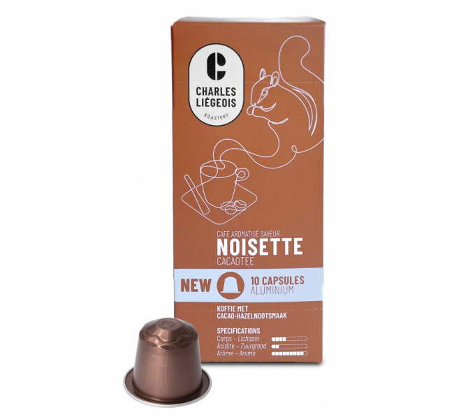 Capsules saveur noisette