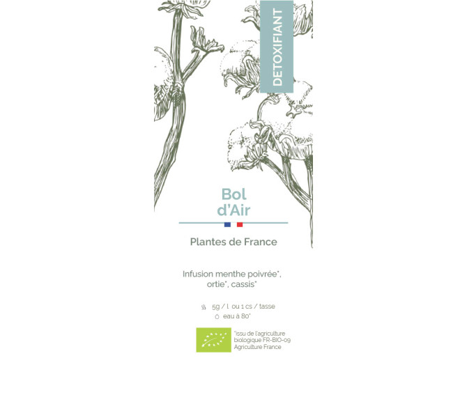 Etiquette Boite vrac - Bol d'Air Bio