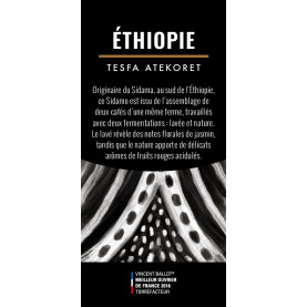 Etiquette silo à café - Ethiopie