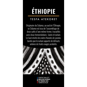 Etiquette silo à café - Ethiopie