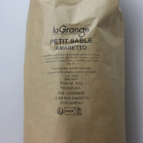 Petit sablé amaretto laGrange - 900gr soit 150 pièces