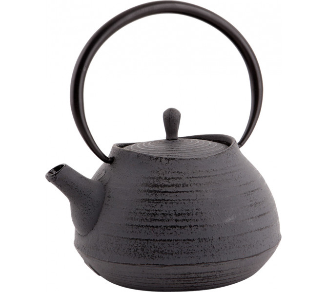Théière fonte émaillée - gris - 1.1l